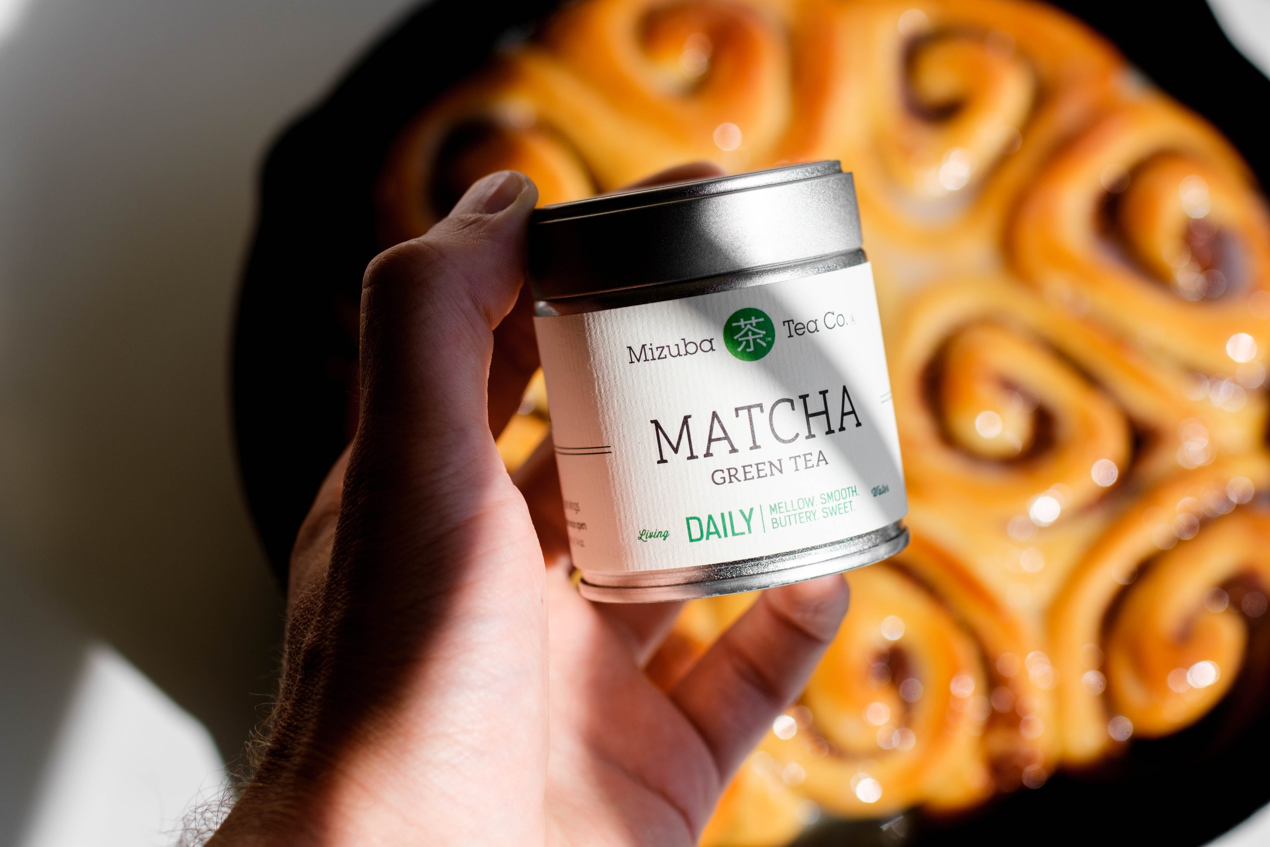 Matcha Lavender Icing for Cinnamon Rolls – Mizuba Tea Co.