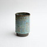 Hand-glazed Asemi Hydrangea Yunomi for Japanese Green Tea
