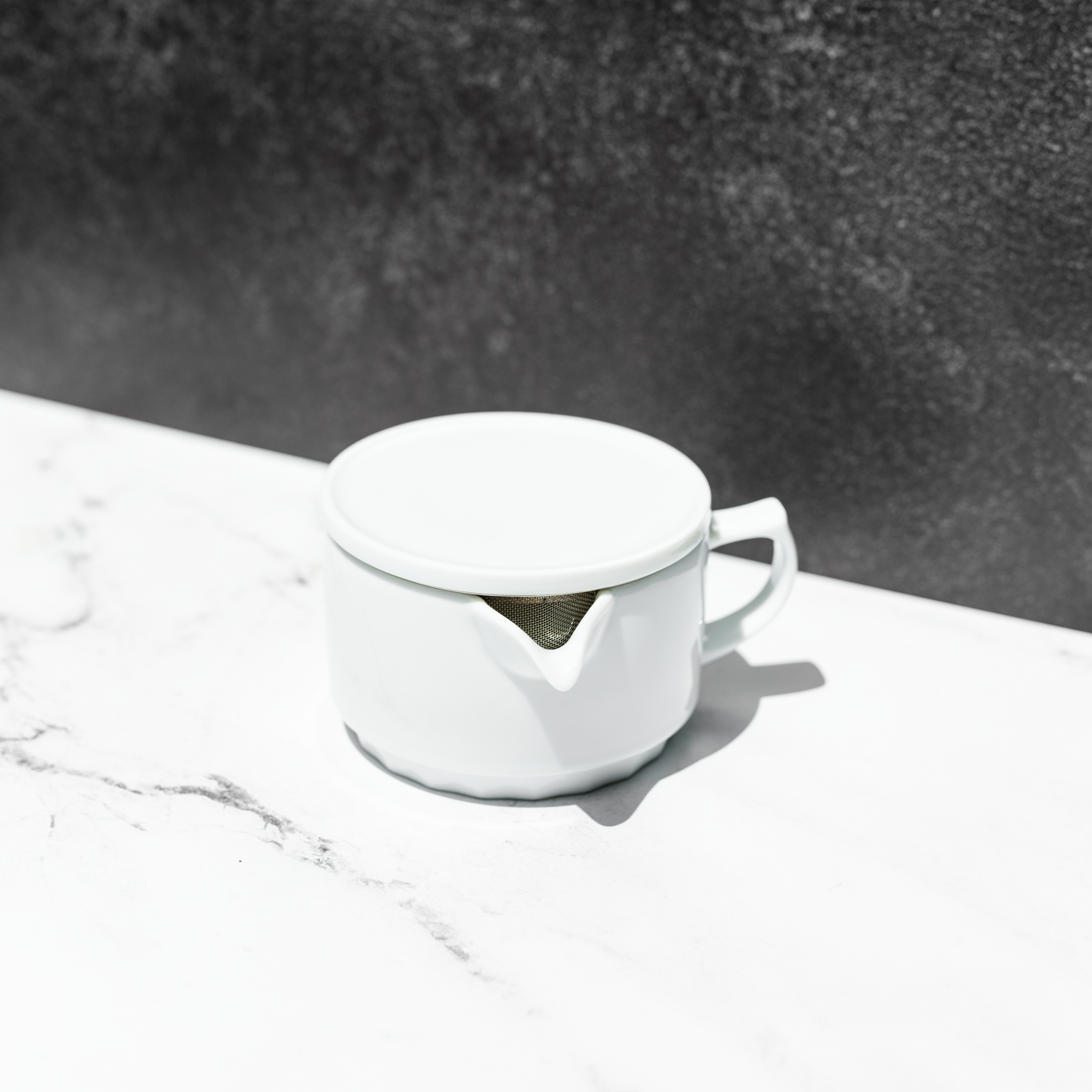 White Ceramic Origami Japanese Tea Pot