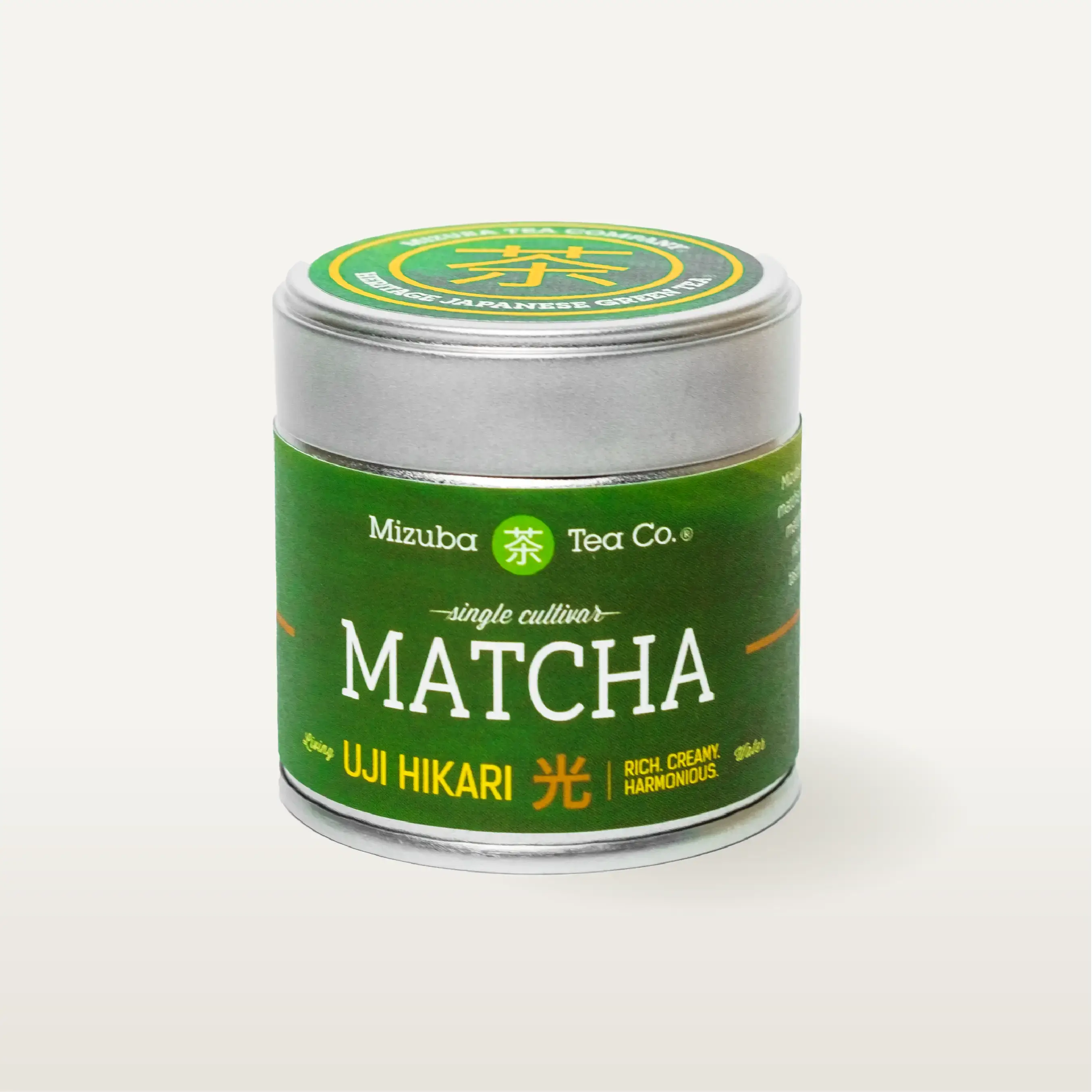 Uji Hikari ceremonial matcha by Kiyoharu Tsuji and presented by Mizuba Tea Co.