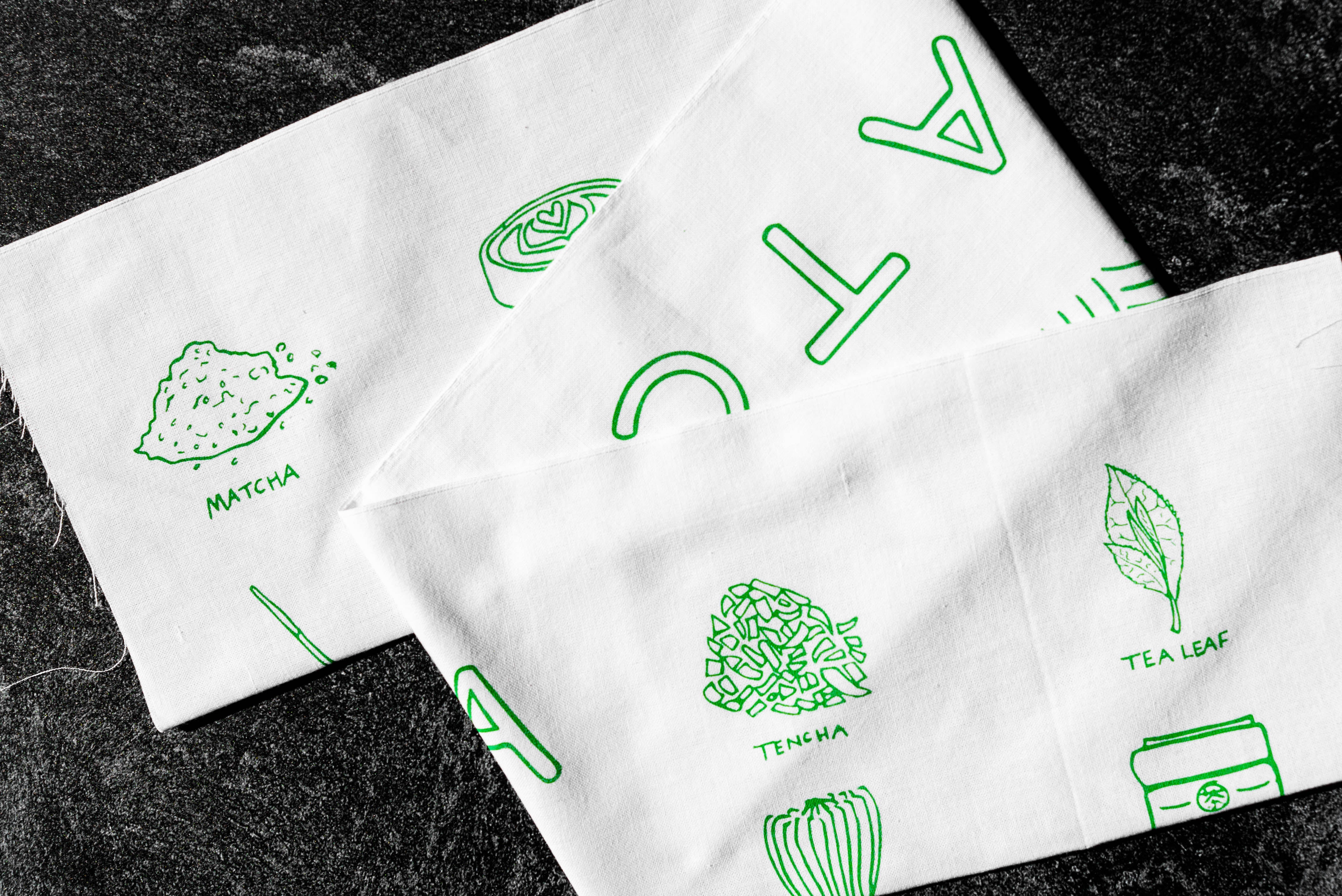Japanese Tenugui tea towel by Mizuba Tea Co.