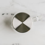Stainless steel teapot lid