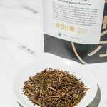 Loose leaf hojicha tea by Mizuba Tea Co.
