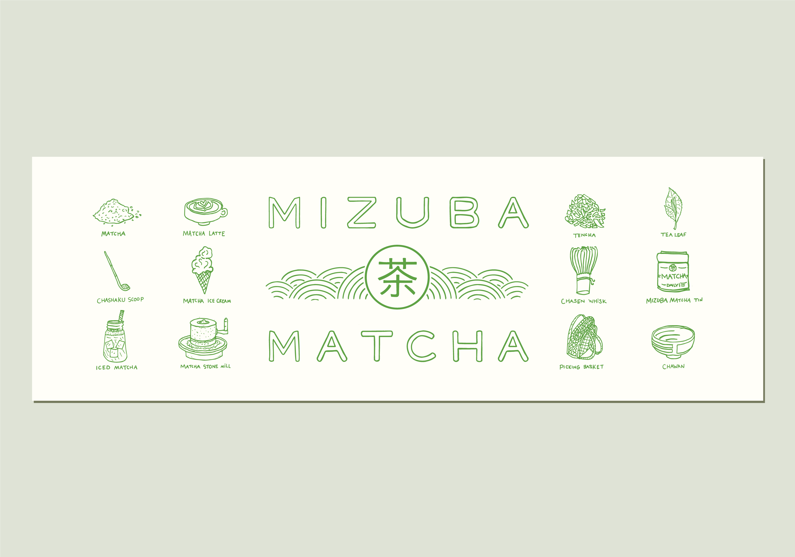 Mizuba Matcha Branding