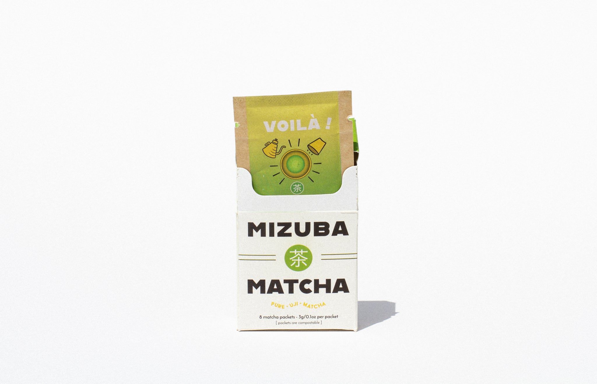 Compostable Matcha Green Tea Packets
