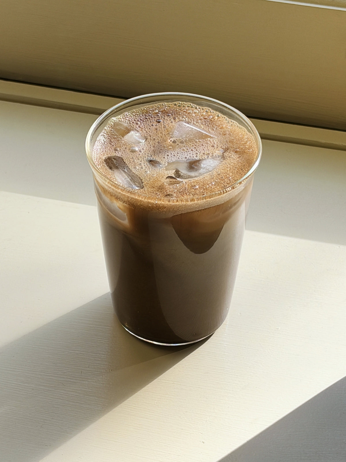 Iced Hojicha Gingerbread Latte