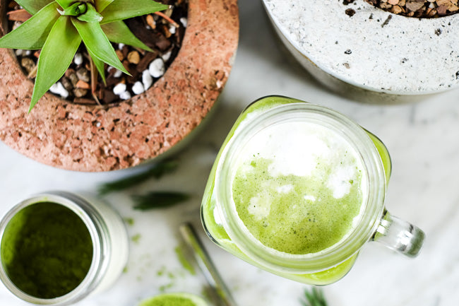 Lavender Vanilla Matcha Latte Recipe