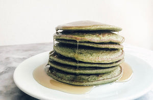 Fluffy Vegan Matcha Green Tea Pancakes for Wellness