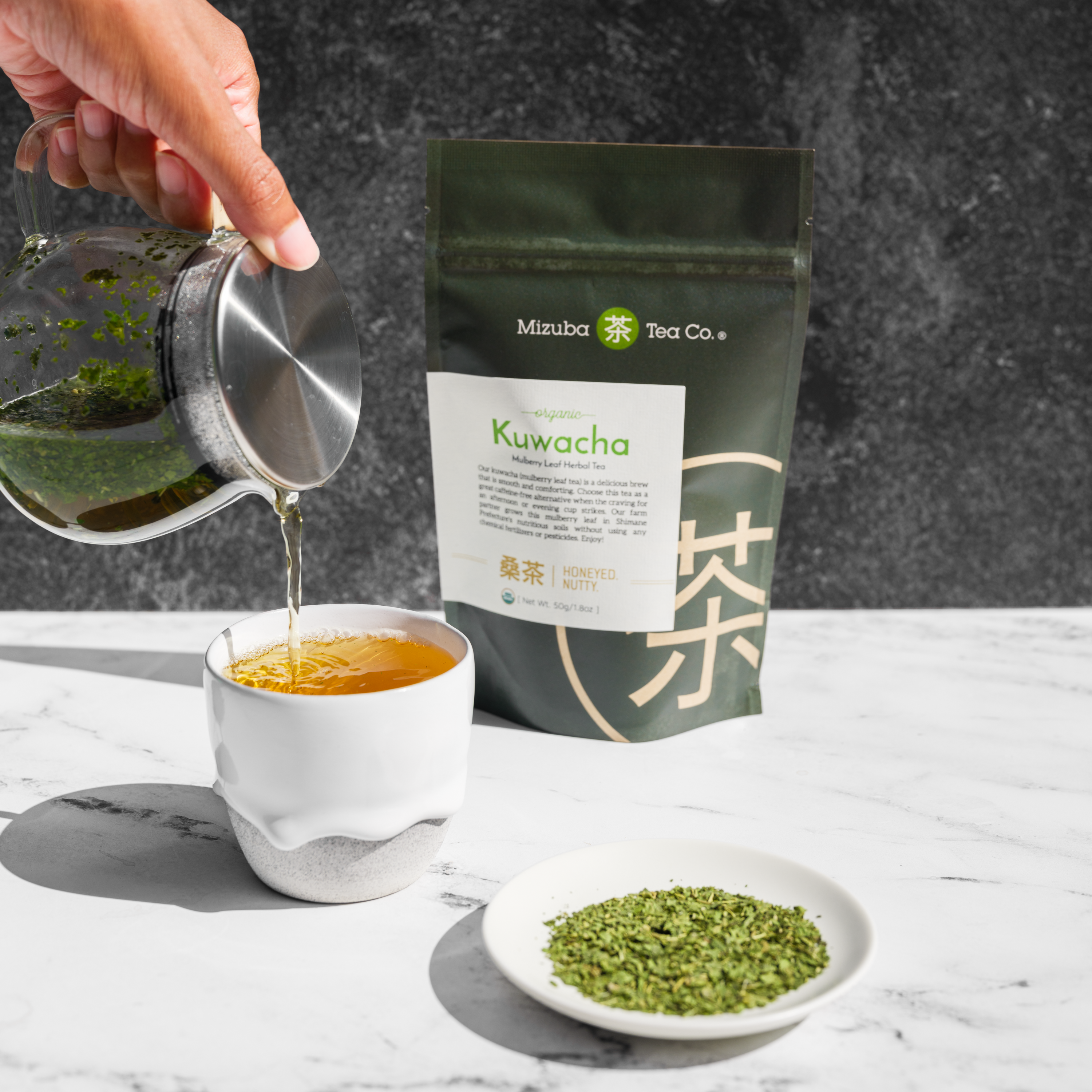 Kuwacha Mulberry Loose Leaf Tea | Mizuba Tea Co.