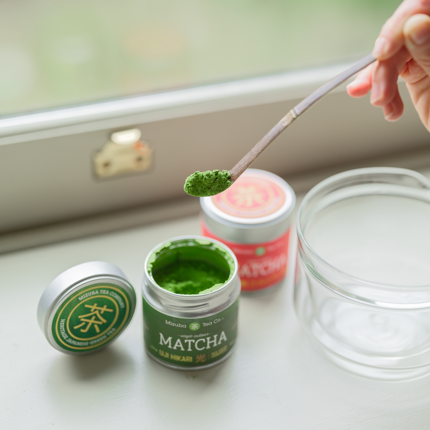Ceremonial Uji Hikari Matcha. Single Origin Green Tea | Mizuba Tea Co.