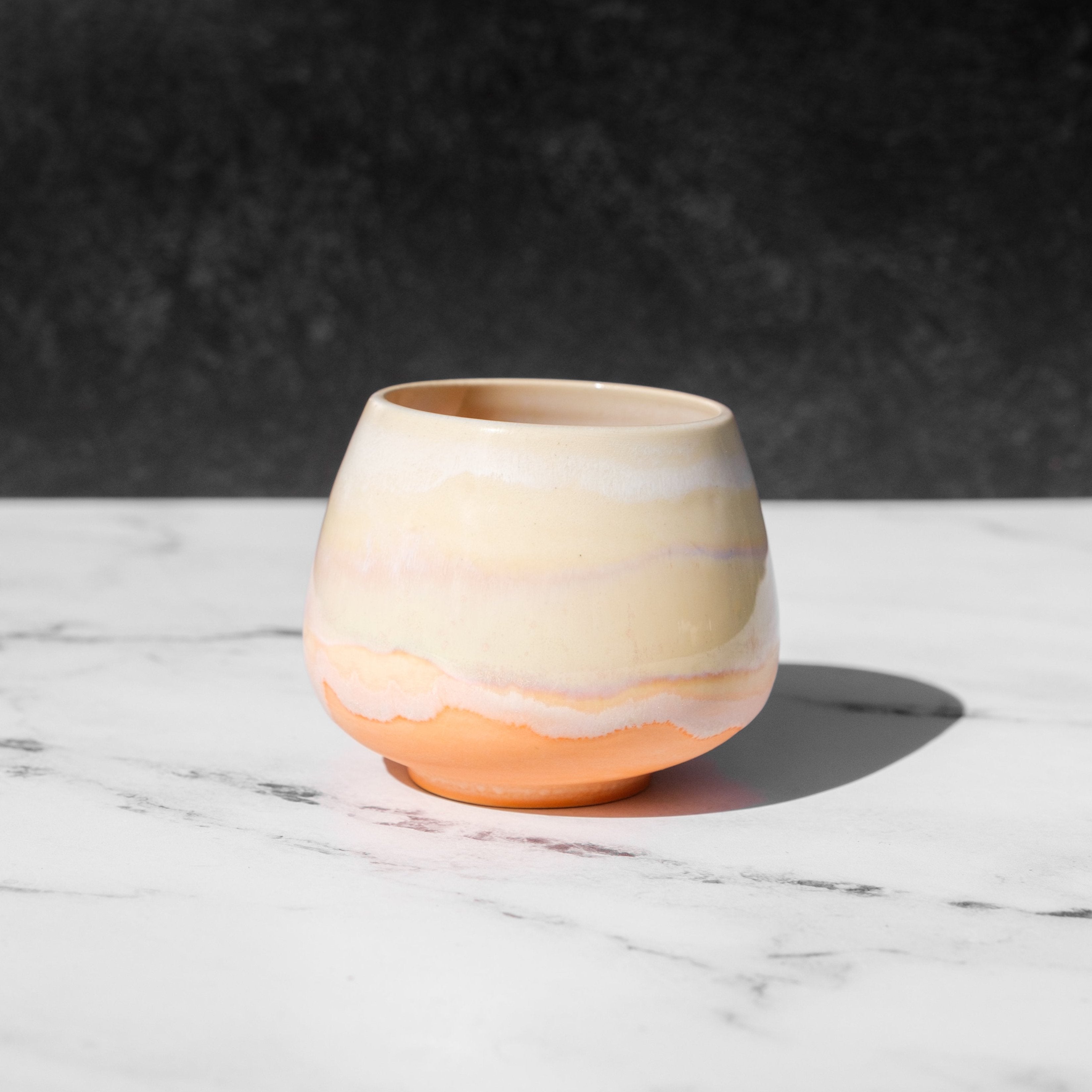 Rose Quartz Tea Cup handmade by Only Way is Up in Los Angeles