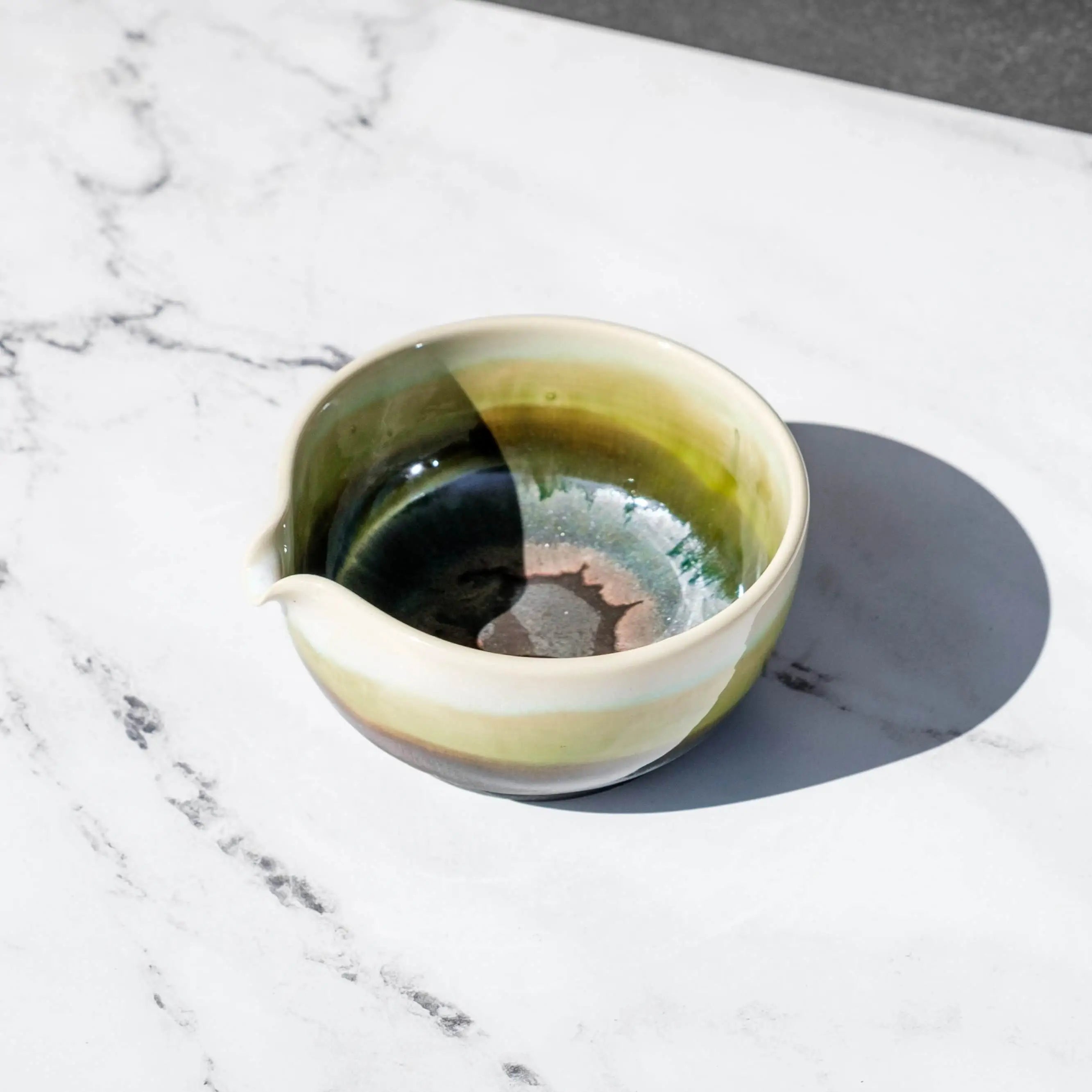 OWIU Forest Spouted Chawan Matcha Tea Bowl – Mizuba Tea Co.