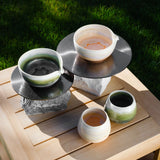 Set of OWIU matcha bowls and hand glazed cups