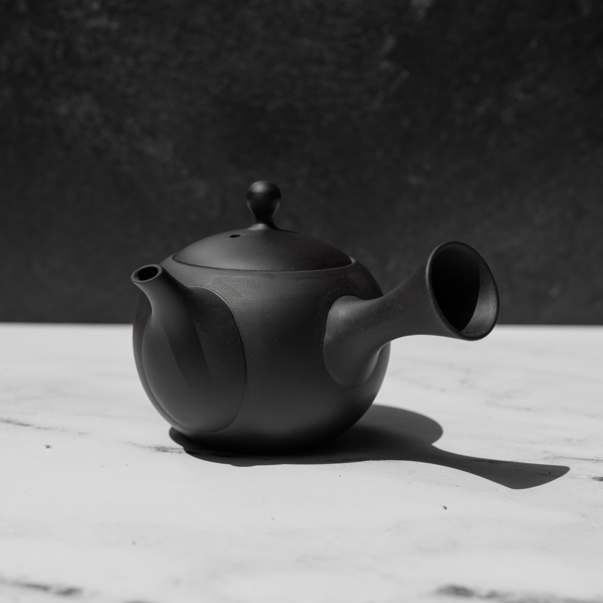 Black Tokoname Kyusu Matcha Teapot | Mizuba Tea Co.