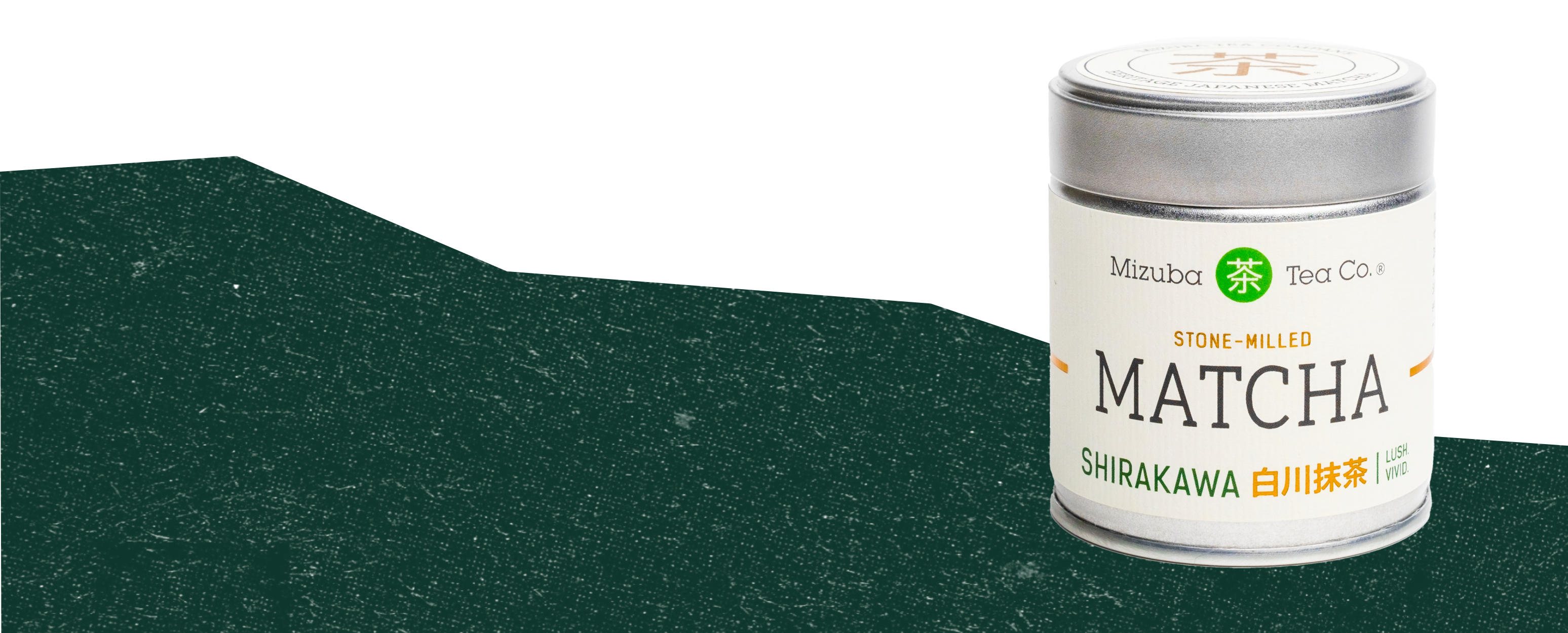 Artwork featuring Shirakawa matcha tin by Mizuba Tea Co.