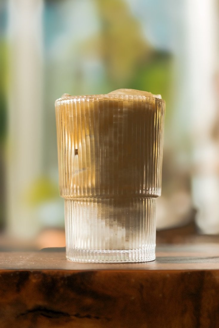 Salted Caramel Hojicha Latte