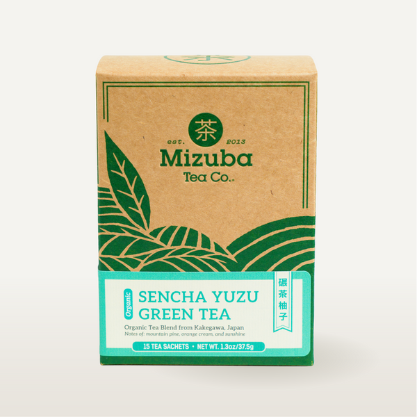 Organic Japanese Sencha Green Tea with Yuzu Tea Bag – Mizuba Tea Co.