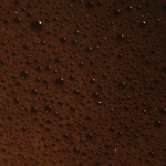 Close up of frothed Japanese hojicha tea powder 