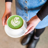 Matcha latte art