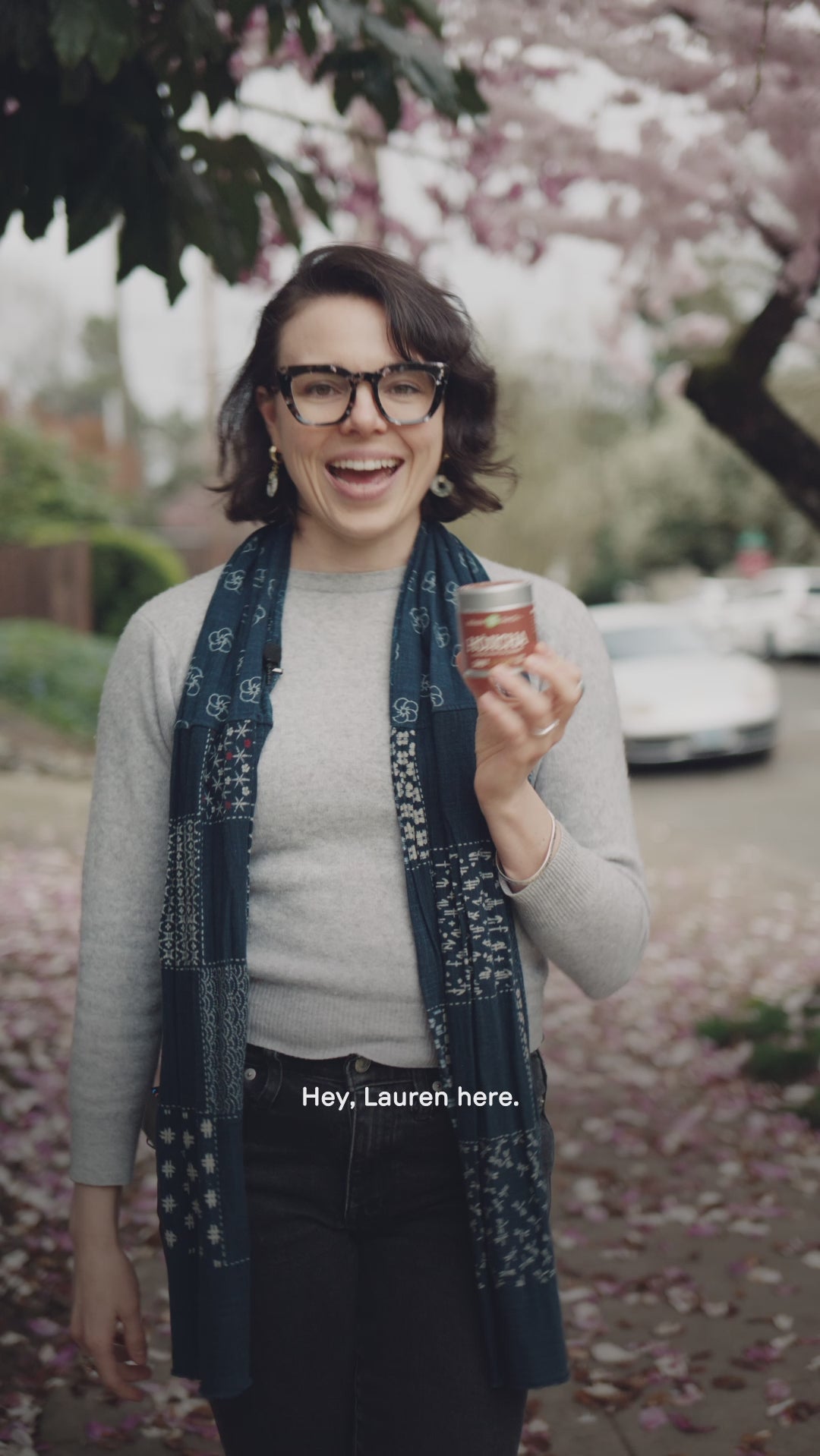 Movie featuring a woman talking about Mizuba Tea Co's new Daily Hojicha Powder. She talks about three different coffee shops in Portland, Oregon that serve Mizuba Hojicha Lattes. 