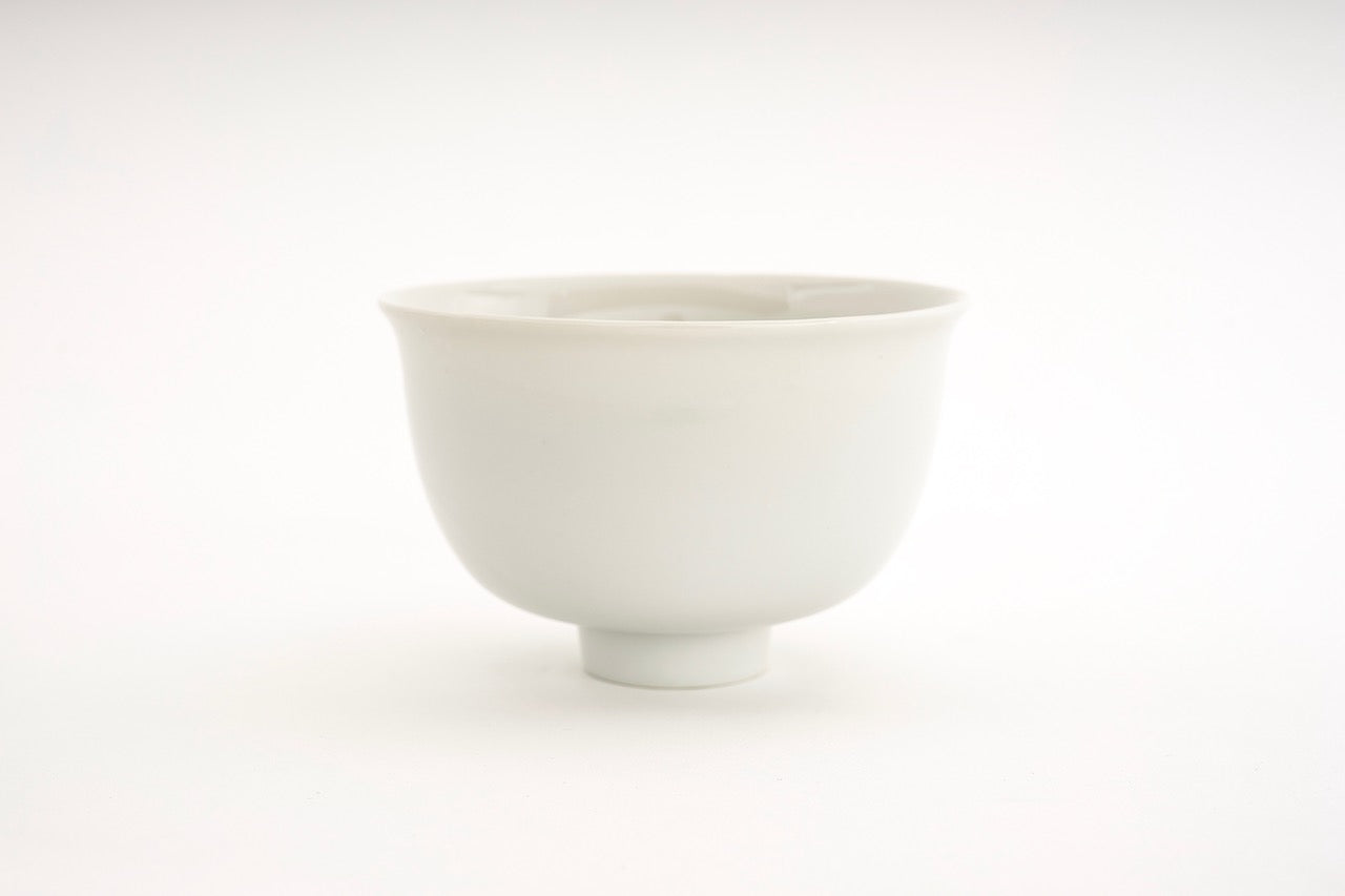 Pure White Japanese Matcha Green Tea Summer Style  Chawan Bowl by Mizuba Tea Co.