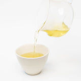 pouring Organic Sencha Japanese Green Tea