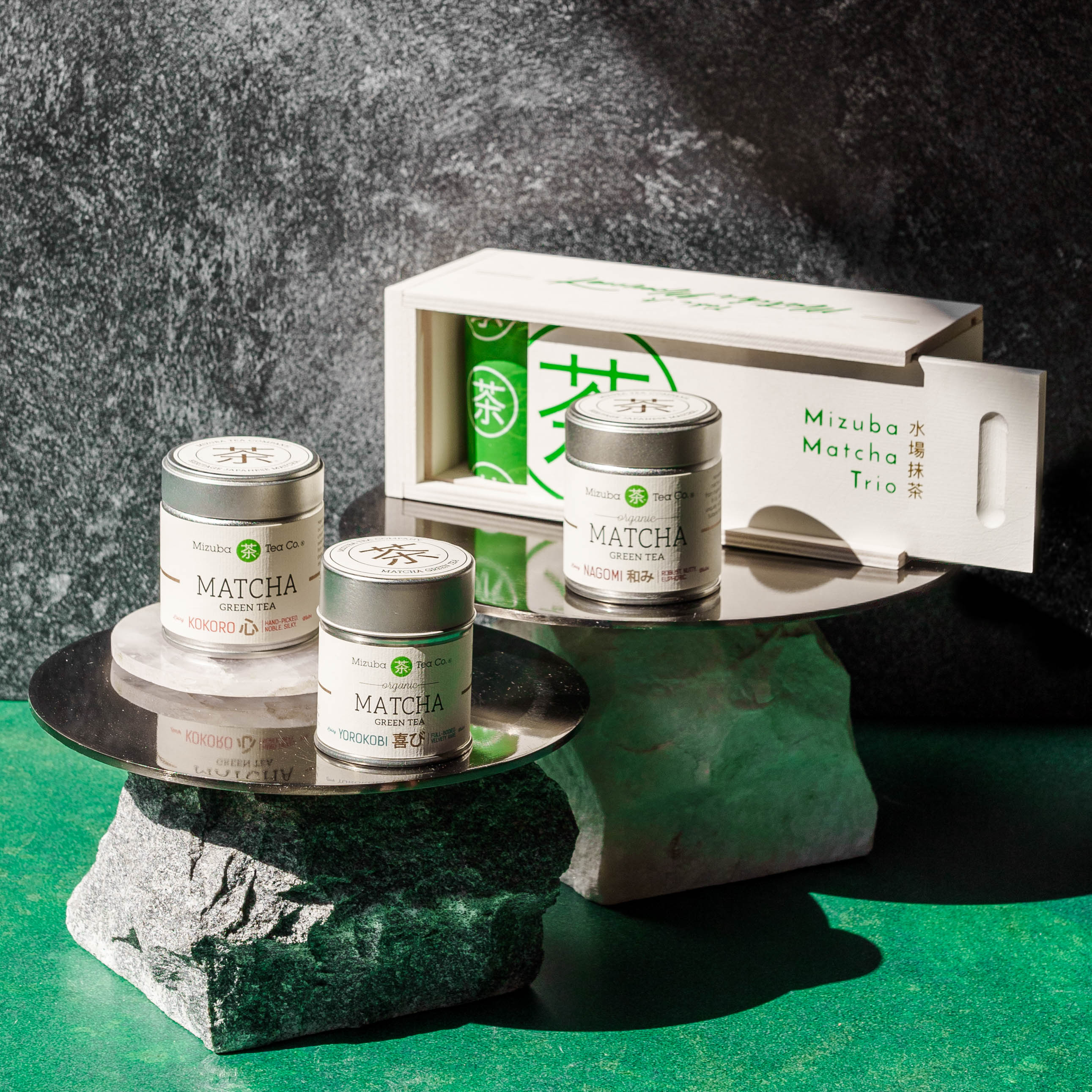 Mizuba Matcha Trio Matcha Green Tea Set