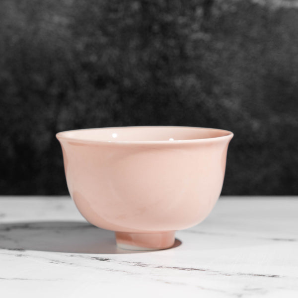 Pink Spring Blossom Seasonal Porcelain Chawan Matcha Bowl | Mizuba