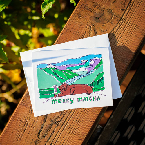 Matcha Greeting Cards
