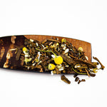 Organic Chamomile Houjicha ほうじ茶 . Loose leaf tea by Mizuba Tea Co.