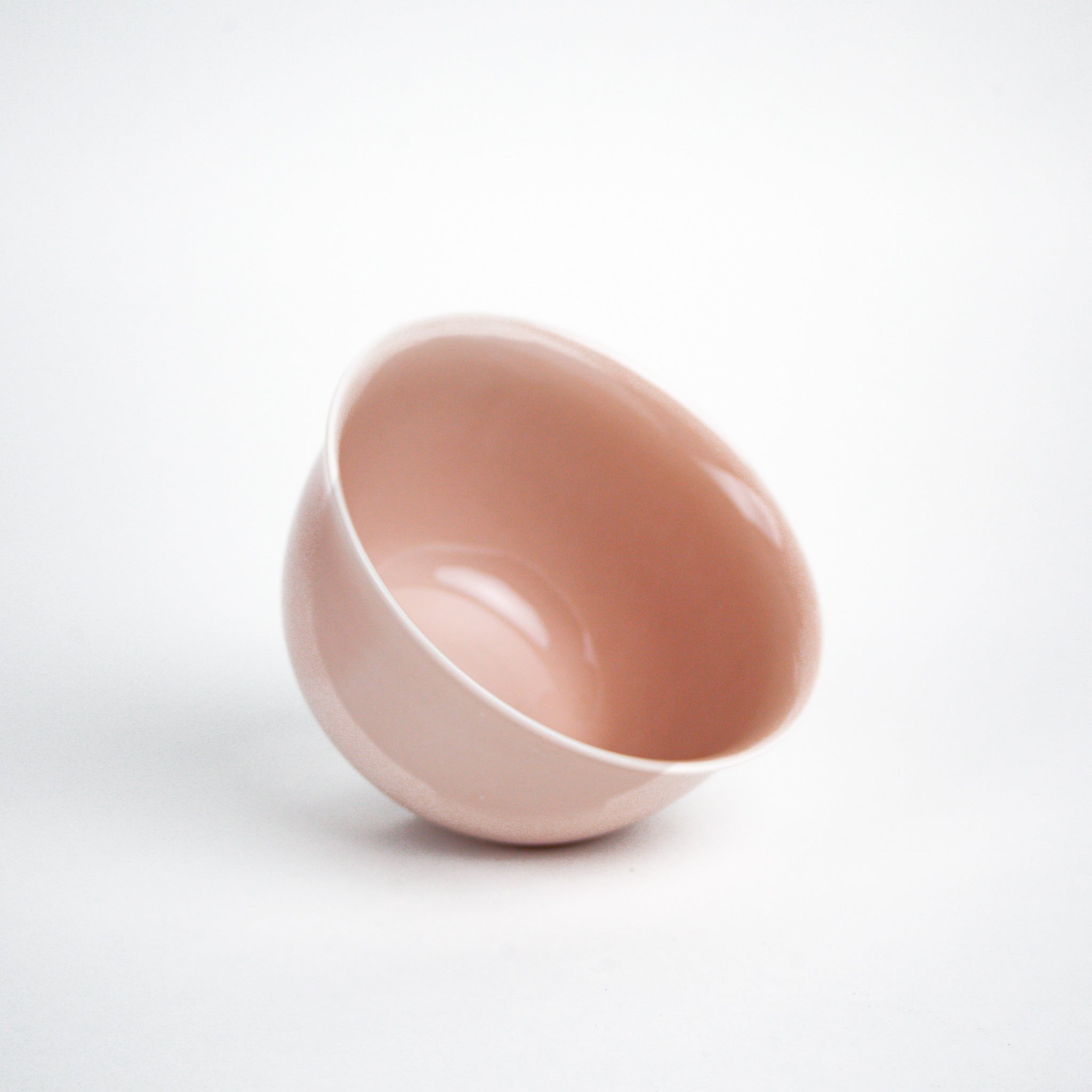 Japanese Ceramic Glossy Pink Matcha Bowl Macha Tea Whisk Chawan