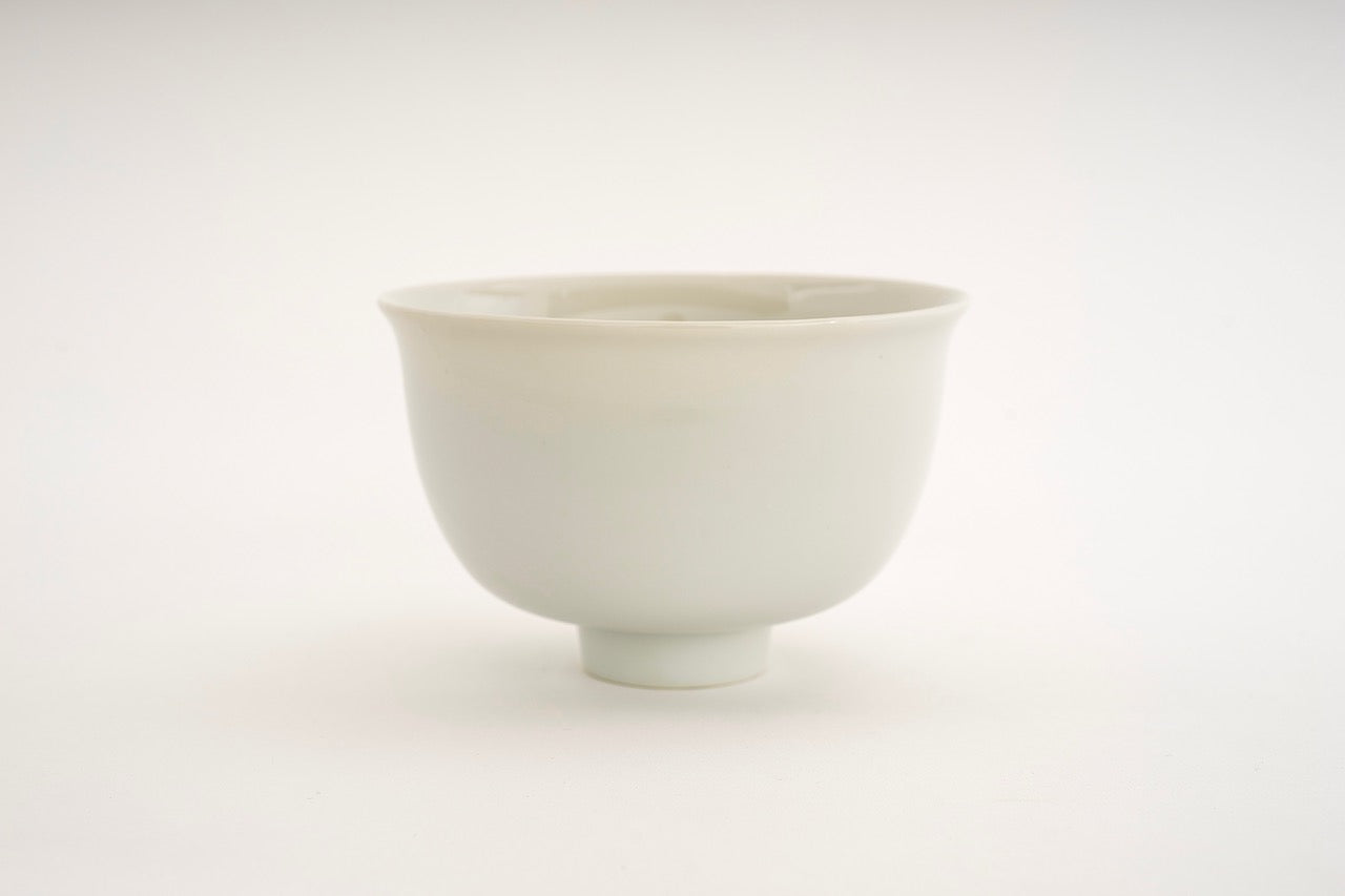 Pure White Japanese Matcha Green Tea Summer Style  Chawan Bowl - Mizuba Tea Co.